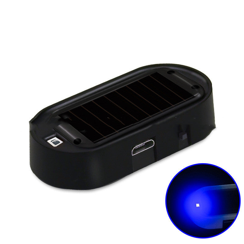 On-board Solar Anti-theft Warning Light