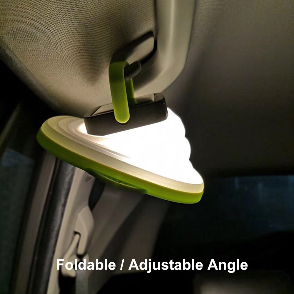 Collapsible Camping Light IP68 Waterproof Solar Foldable Lantern Tent Lighting USB Rechargeable