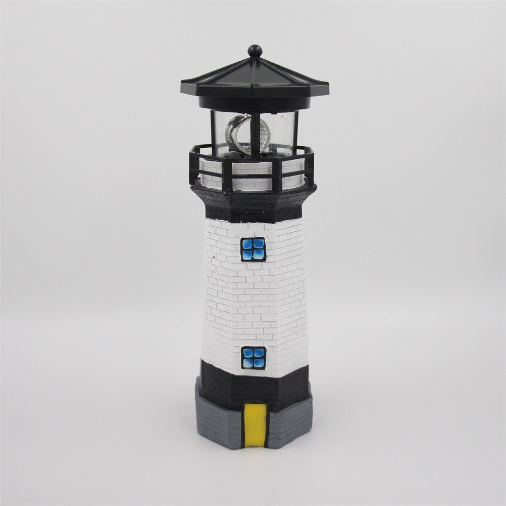 Solar LED Lighthouse Light Outdoor Decoration