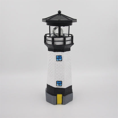 Solar LED Lighthouse Light Outdoor Decoration