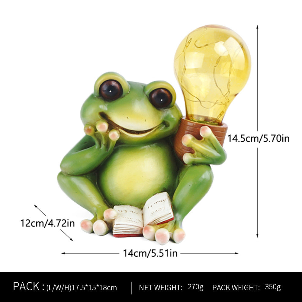 Solar Resin Frog