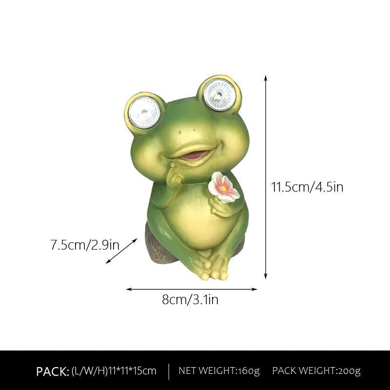 Solar Resin Frog