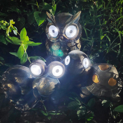 Animal Solar Light Outdoor Garden Owl