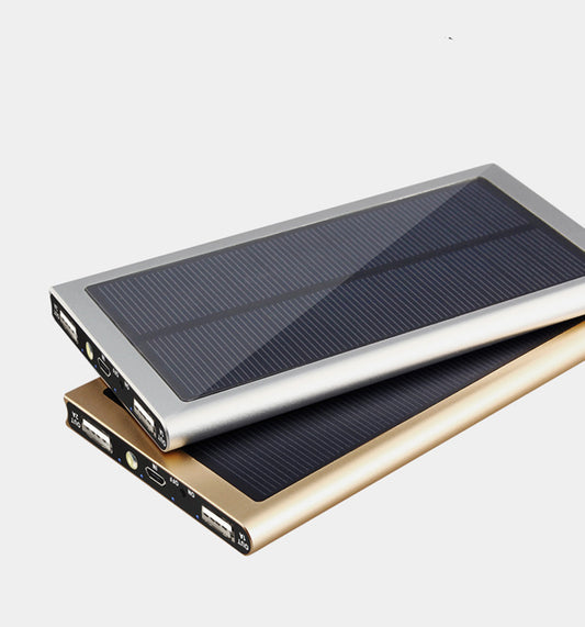 Ultra-thin metal solar power bank