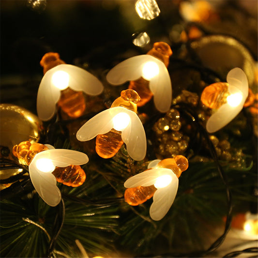 Solar String Bee Lights Decorative