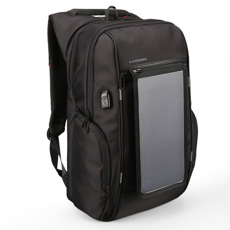 Solar Panel Charging Backpack