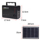 Solar Generator 220 V Solar Lamp Household Outdoor Lamp With Plug-In Solar Cell Phone Charging