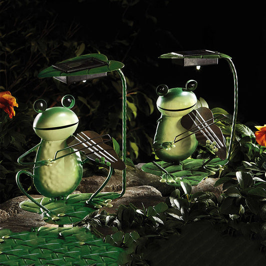 Solar Lamp Outdoor Lawn Frog Garden Decoration