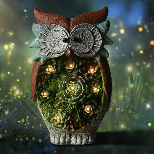 Solar Owl Led Light Outdoor Decorative Light