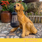LED Solar Dog Lantern Ornament Home Porch Decor