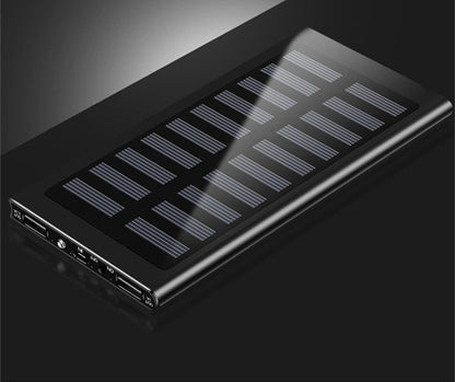 Ultra-thin metal solar power bank