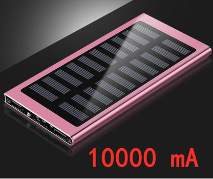 Ultra-thin metal solar power bank