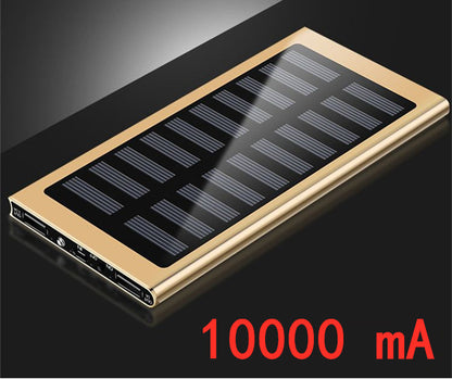 Ultra-thin metal solar power bank