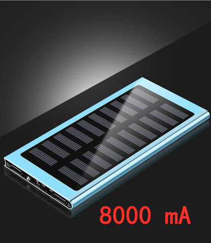 Ultra-thin metal solar power bank