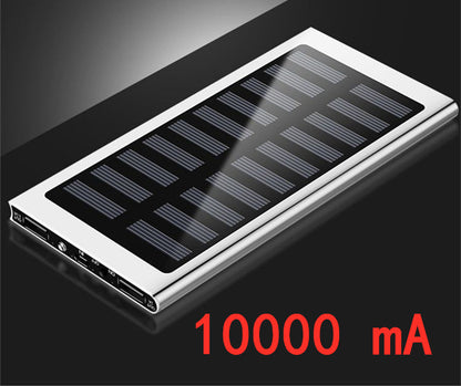 Ultra-thin metal solar power bank