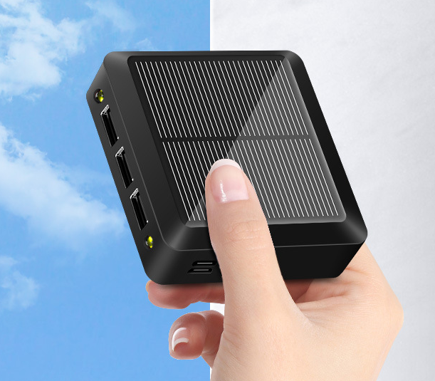 The Solar Power Bank Is Small And Portable