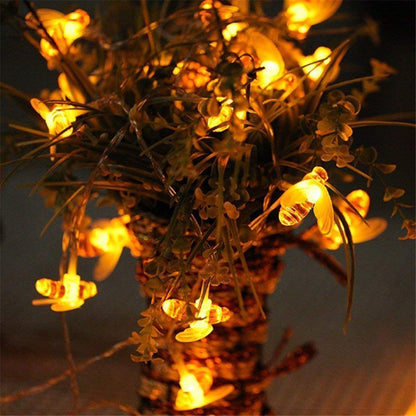 Solar String Bee Lights Decorative