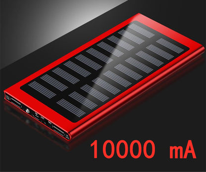 Ultra-thin metal solar power bank