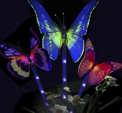 Solar Butterfly Light 7 Color Lawn Garden Villa Landscape Decorative Light