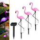 Flamingo Lawn Solar Lamp, Solar Garden Light Solar Yard Lights Waterproof