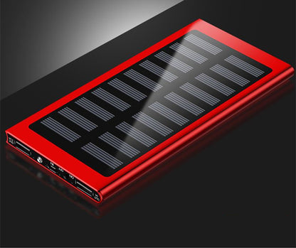 Ultra-thin metal solar power bank