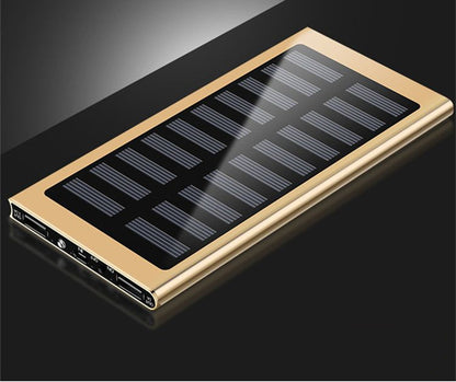 Ultra-thin metal solar power bank