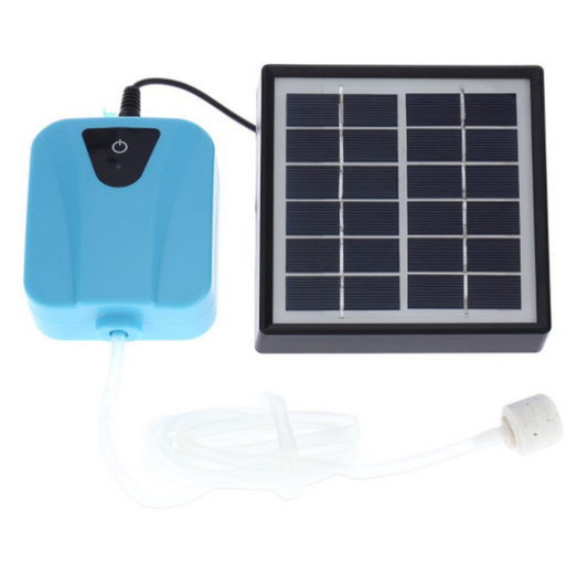 AC solar energy dual-use aeration pump