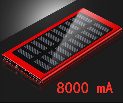 Ultra-thin metal solar power bank