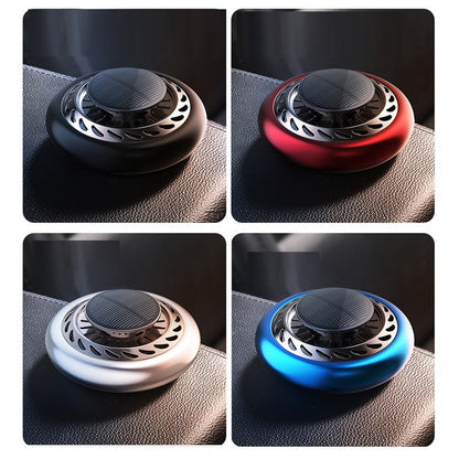 Car Air Freshener Solar Power Rotating Long-lasting Healthy Perfume