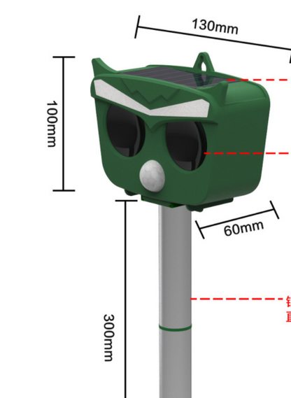 Outdoor Solar Ultrasonic Rat Remover