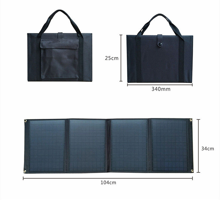 Folding Solar Panel Folding 5V12V Mobile Phone Notebook Outdoor Power Supply