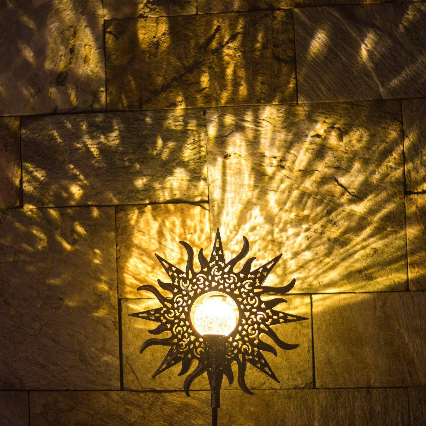 Solar Sun Garden Lamp