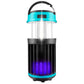 Solar LED Electric Shock Mosquito Killer Lamp Outdoor Waterproof USB Rechargeable Lighting Mosquito Trap
