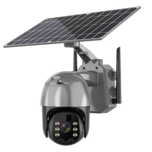 4g/WiFi Solar Security Camera, PIR Motion Detection, 1080P 4.0MP