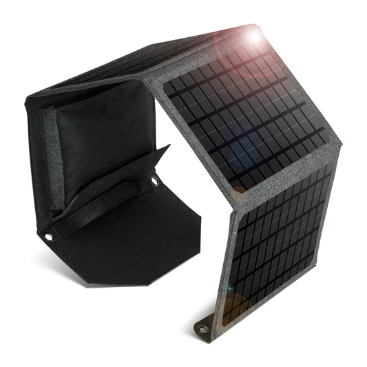 24W Outdoor Silicon, USB Port, Foldable Solar Panel