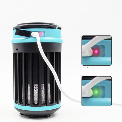 Solar Rechargeable LED Lighting Mosquito Killer