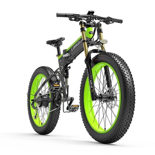 1000W Off Road Full Suspension 27-Speed MTB Electric Dirt Bike